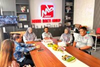Area Head III BNI Wilayah 07, Fudjiatmoko, mengunjungi Kantor Mario Bakti Group, lantai 3 di Jalan Ganggawa, kota Parepare, dalam rangka silaturahmi perkuat kerjasama bisnis perumahan