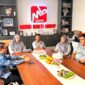 Area Head III BNI Wilayah 07, Fudjiatmoko, mengunjungi Kantor Mario Bakti Group, lantai 3 di Jalan Ganggawa, kota Parepare, dalam rangka silaturahmi perkuat kerjasama bisnis perumahan