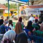 Jusvari Genda memberikan sambutan saat reses 