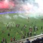 Suasana stadion Bj Habibie Parepare usai laga PSM Makassar Vs Persib diwarai kericuhan