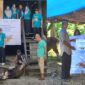 PT Pelabuhan Indonesia (Pelindo) Multi Terminal Branch Parepare, Sulawesi selatan, menyerahkan bantuan hewan sapi kurban untuk dibgikan ke masyarakat di momen Idul Adha 1447 H/2026M