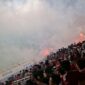 Suasana kericuhan saat laga kandang PSM Makassar vs Persib Bandung