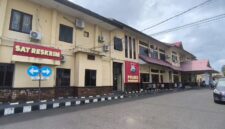 Suasana halaman kantor Polres Parepare