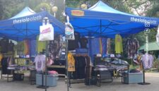 Berdiri tenant The Siolo Clothing and Design di kawasan pantai ujung Batu kabupaten Barru