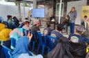 Anggota Komisi II DPR RI Fraksi Partai Golkar, HM. Taufan Pawe saat memberikan sambutan dalam rangka reses di rumah aspirasi Jl. Bau Massepe kota Parepare