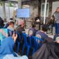 Anggota Komisi II DPR RI Fraksi Partai Golkar, HM. Taufan Pawe saat memberikan sambutan dalam rangka reses di rumah aspirasi Jl. Bau Massepe kota Parepare