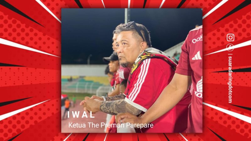 Ketua komunitas suporter PSM Makassar The Preman