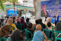 Anggota DPRD Parepare Hj. Farida saat memberikan sambutannya dalam resesnya