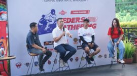 Feders Gathering 2026 dengan menyambangi komunitas motor matic di Makassar, Sulwesi selatan pada Sabtu, 09 Mei 2026