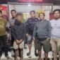 Wajah terduga pelaku disamarkan saat dimankan aparat Polsek Ujung Polres Parepare