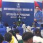 Ketua DPW PAN Sulsel Ashabul Kahfi saat memberikan sambutan dalam pembukaan Muscab DPW PAN IV dan Pengukuhan pengurus DPC PAN di kebun raya Jompie Parepare