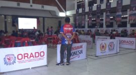 Suasana pelaksanaan tournament Orado Cup 2026 dalam rangka HUT ke-80 Bhayangkara di kota Parepare