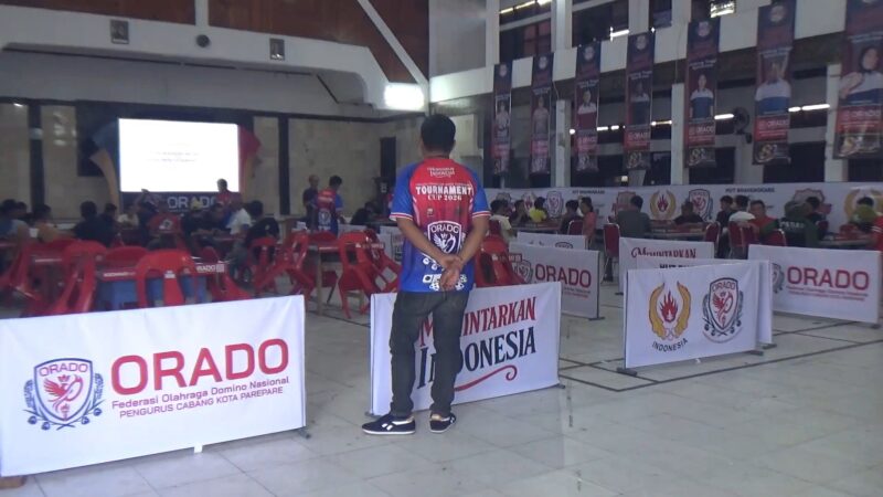 Suasana pelaksanaan tournament Orado Cup 2026 dalam rangka HUT ke-80 Bhayangkara di kota Parepare