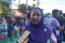 Manager ULP Mattirotasi, Adriani yang juga ketua Srikandi PLN UP3 Parepare saat diwawancarai