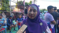 Manager ULP Mattirotasi, Adriani yang juga ketua Srikandi PLN UP3 Parepare saat diwawancarai