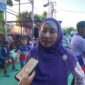 Manager ULP Mattirotasi, Adriani yang juga ketua Srikandi PLN UP3 Parepare saat diwawancarai