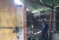 Kondisi rumah Landa warga di bawah garis kemiskinan tinggal di Bojo Baru, Kabupaten Barru Sulsel