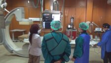 Wali kota dan Wakil Wali kota mendapatkan penjelasan dari dokter terkait dengan penggunaan Cathlab di RSUD Andi Makkasau Parepare