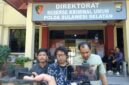 Tim Lembaga Bantuan Hukum (LBH) Makassar, Sulawesi selatan, merupakan bagian dari Koalisi Advokasi Jurnalis (KAJ) Sulawesi Selatan mendatangi Kantor Ditreskrimum Polda Sulsel mempertanyakan perkembangan kasus dugaan kekerasan jurnalis LKBN ANTARA M Darwin Fatir