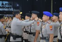 Kapolda Sulawesi Selatan, Irjen Pol. Djuhandhani Rahardjo Puro memimpin langsung Upacara Serah Terima Jabatan (Sertijab) para Pejabat Utama dan Kapolres jajaran Polda Sulsel, serta pelantikan Karolog dan Kapolresta Gowa Polda Sulsel. 