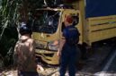 Kondisi korban saat ditabrak truk 10 roda