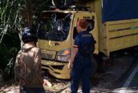 Kondisi korban saat ditabrak truk 10 roda