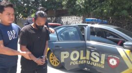 Terduga pelaku pencurian yang beraksi di kompleks pasar Labukkang kota Parepare, ditangkap polisi