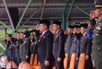 Wali kota Tasming Hamid menjadi Inspektur Upacara Hari Lahir Pancasila di Lapangan Andi Makkasau kota Parepare