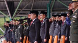 Wali kota Tasming Hamid menjadi Inspektur Upacara Hari Lahir Pancasila di Lapangan Andi Makkasau kota Parepare