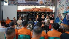 Wali Kota Parepare Tasming Hamid, membuka pelatihan kegiatan Peningkatan Kapasitas dan Kemampuan Manajerial Tim Reaksi Cepat (TRC) BPBD Kota Parepare yang digelar di Markas BPBD Parepare, Sabtu, 1 Agustus 2026.