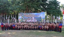 Wali Kota Parepare, Tasming Hamid, melepas Kontingen Kwartir Cabang Gerakan Pramuka Kota Parepare untuk mengikuti Jambore Nasional XII Tahun 2026 di Bumi Perkemahan Pramuka Cibubur, Jakarta. Pelepasan berlangsung di pekarangan Rumah Jabatan Wali Kota Parepare