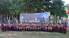 Wali Kota Parepare, Tasming Hamid, melepas Kontingen Kwartir Cabang Gerakan Pramuka Kota Parepare untuk mengikuti Jambore Nasional XII Tahun 2026 di Bumi Perkemahan Pramuka Cibubur, Jakarta. Pelepasan berlangsung di pekarangan Rumah Jabatan Wali Kota Parepare