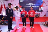 Wali kota Tasming Hamid menyerahkan secara simbolis remisi kepada 342 WBP Lapas kelas IIA Parepare di momen peringatan HUT ke-81 Kemerdekaan RI