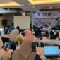 Suasana peserta antusias mengikuti pelatihan kompetensi ahli gizi yang digelar DPD Gapembi  Parepare di aula Carlos