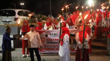 Kirab Obor IPHI Parepare Kobarkan Semangat Nasionalisme dan Persaudaraan