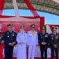 Foto bersama Bupati dan Wakil Bupati Barru, Kepala Rutan kelas IIB Barru usai penyerahan remisi WBP