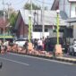 Kondisi truk terbalik dalam peristiwa kecelakaan