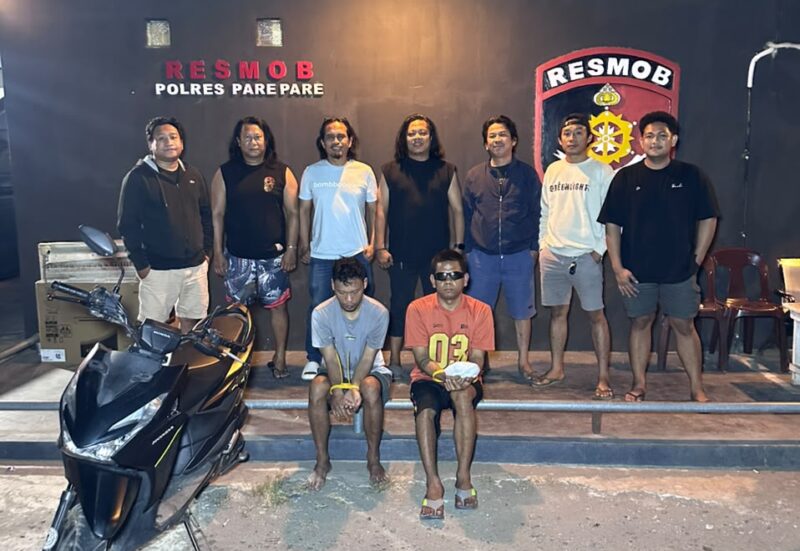  Tim URC Resmob Polres Parepare berhasil menangkap pelaku pencurian motor di pelariannya di Kalimantan Timur