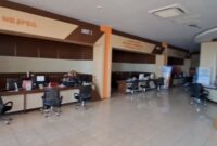 Suasana di dalam MPP tak ada aktivitas pelayanan karena adanya pemadaman listrik bergilir