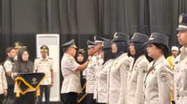Suasana pelantikan