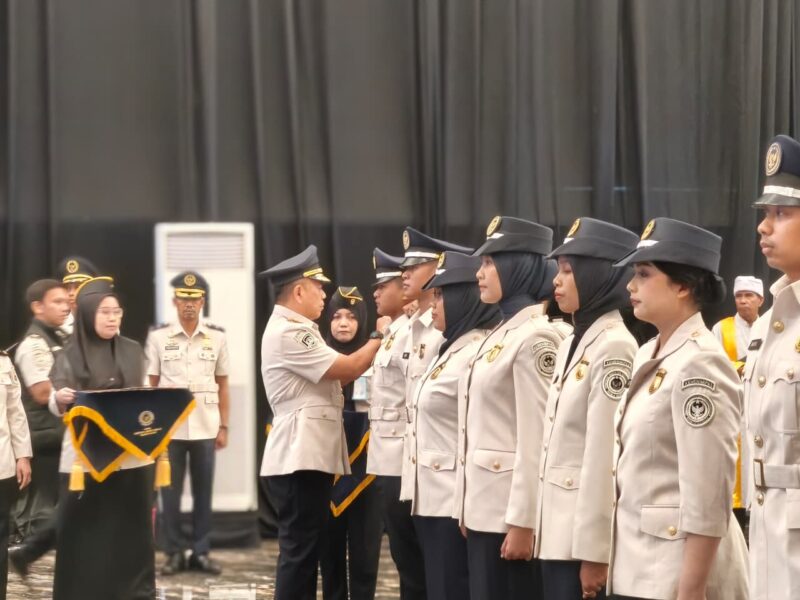 Suasana pelantikan