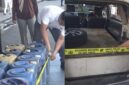 Polisi memperlihatkan barang bukti hasil sitaan yang digunakan pelaku dalam aksi penyalahgunaan BBM bersubsidi