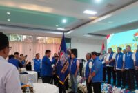 Suasana pelantikan pengurus DPC HNSI Parepare di gedung Balai Ainun Habibie kota Parepare, kamis (17 Spetember 2026)