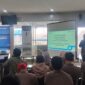  Suasana kunjungan media di Pelabuhan Nusantara Parepare, Sulawesi selatan dalam  kegiatan Media Port Visit